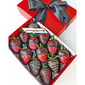 12pcs MICKEY & MINNIE Chocolate Strawberries Gift Box